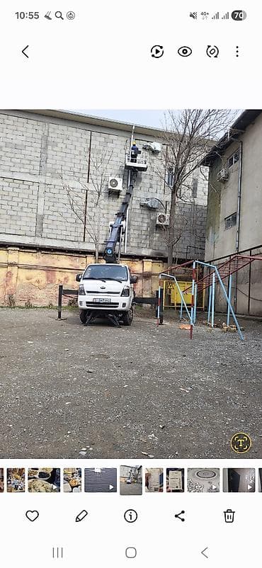 m5 cs: Услуги автовышки 21 м - Компактная автовышка на шасси малотоннажного — 4