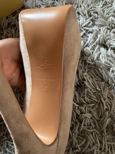рабочие одежды: Шикарные туфли на высокой платформе. Hristian louboutin — 6