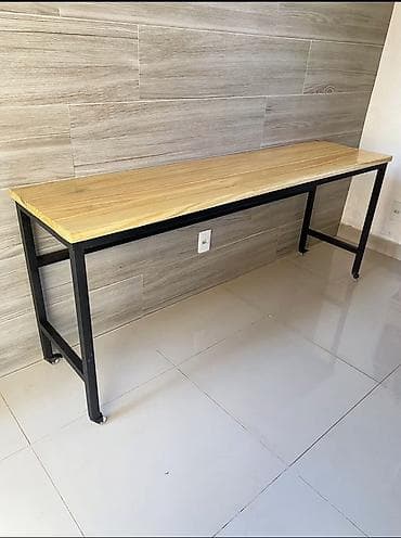 Офис столдору: Столы из массива сосны на металлическом каркасе - Материал lalafo.kg да — 3 Офис столдору: Столы из массива сосны на металлическом каркасе - Материал — 3