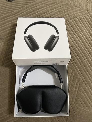 Уюлдук телефондор үчүн аксессуарлар: Накладные беспроводные наушники Apple AirPods Max (цвет: Space Gray) — 2