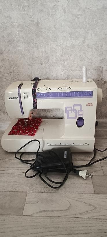 машинка б у: Швейная машина Leader, Электромеханическая — 1