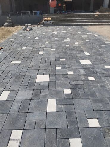 Тротуарная плитка, Другая модель, Под камень, Для двора, Новый