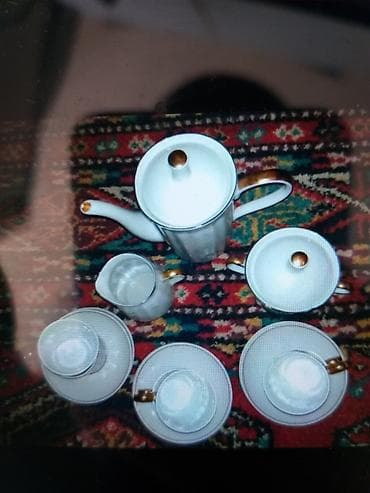 bubble tea: Кофейный и чайный наборы посуды из фарфора — 3