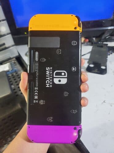 Nintendo Switch: Nintendo switch 2 ревизия 32гб+256гб прошитая(чипованная) все исправно — 4