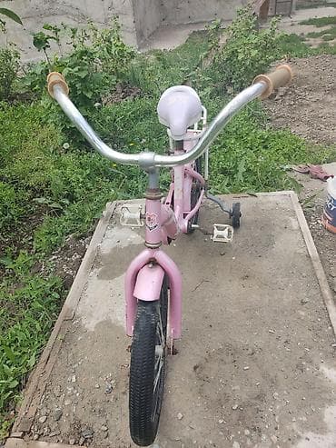 format velosiped: Детский велосипед, 2-колесный, 6 - 9 лет, Для девочки, Б/у — 7