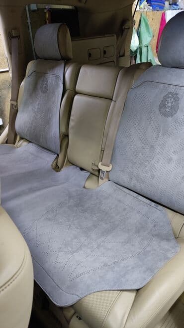 чехол кресло: Чехлы Алькантара, С подушкой, цвет - Серый, Lexus, Новый, Самовывоз, Платная доставка — 4