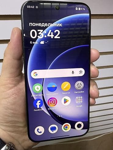 OnePlus 15, Б/у, 512 ГБ, цвет - Черный, 2 SIM