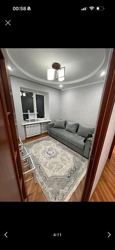 Батирлер: 3 бөлмө, 63 м², Жеке план, 4 кабат, Евроремонт — 5