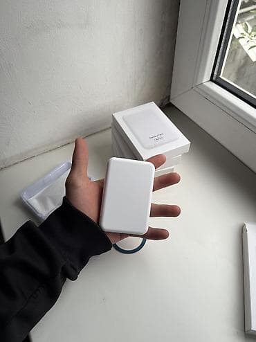 magsafe powerbank: MagSafe магнитный беспроводной внешний аккумулятор - Компактный — 4