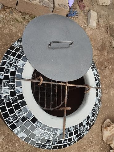 Тандыр в металлическом кожухе - Тип: переносной тандыр (вертикальная — 7