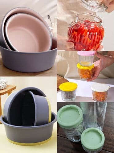 резка овощей: Наборы тазов из очень плотного пластика,в которых можно не только — 2