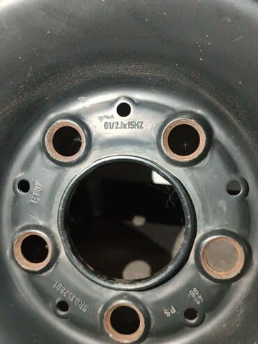 шыны на трактор: Железные Диски R 15 Volkswagen, Комплект, отверстий - 5, Б/у — 3