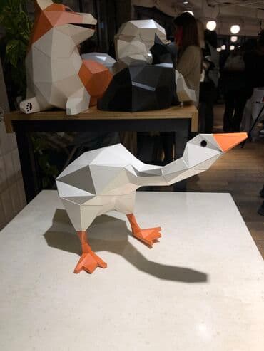 3d сетка: Полигональные 3D фигурки из бумаги на заказ и в наличии любые — 3