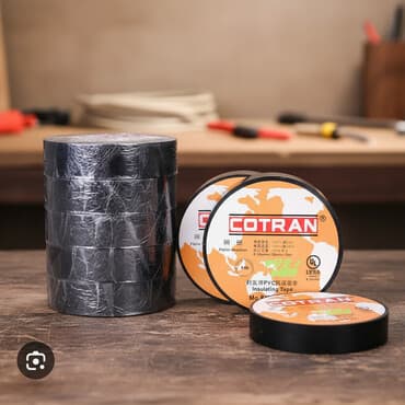 бумажный скоч: Набор черной изоляционной ленты Cotran из ПВХ, предназначенной для — 1