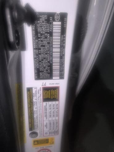 Toyota Camry: 2018 г., 2.5 л, Автомат, Бензин, Седан