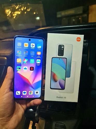 телефон новый редми: Redmi, Redmi 10, Б/у, 128 ГБ, цвет - Голубой, 2 SIM — 1
