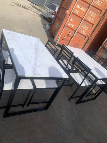 купить столы и стулья для кафе: Стол и стул для кафе, Новый, Платная доставка, Самовывоз — 1