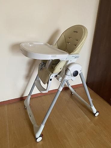 peg prego: Стульчик для кормления, Б/у, Peg perego, Трансформер, цвет - Бежевый — 1
