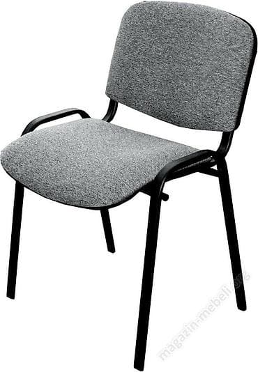 купит компьютерное кресло: Офисный стул, Новый, цвет - Черный, Железо — 3