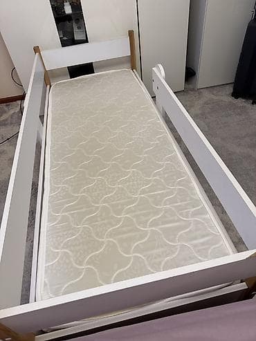 Детская кровать-манеж/приставная кроватка с матрасом. - Конструкция at lalafo.kg Детская кровать-манеж/приставная кроватка с матрасом. - Конструкция