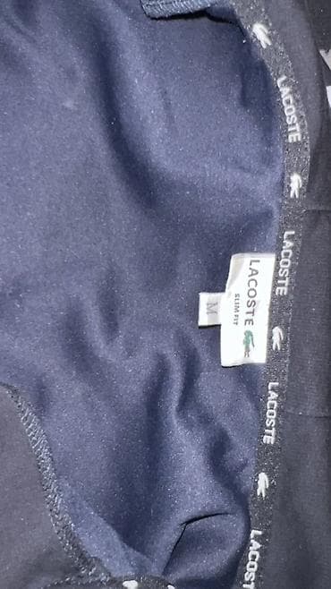 nike tech flecce: Худи/куртка на молнии Lacoste, размер M (Slim Fit). - Цвет: черный. - — 4