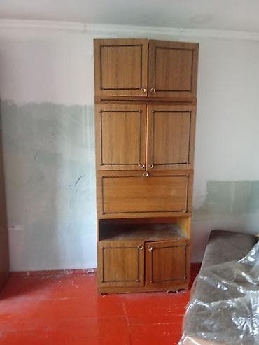 Офисная мебель: Стенка-шкаф, Тип стенки-шкафа: Модульная, Для зала, Особенности: С отделением под телевизор — 4