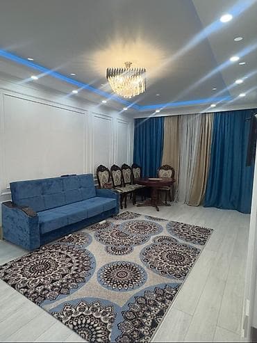 аламедин 1 подселение: 2 комнаты, 50 м², 3 этаж, Дизайнерский ремонт — 1