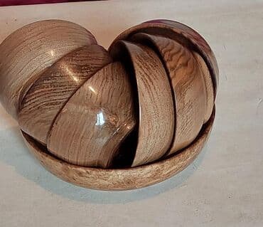 кухонный раковины: Посуда из дерева для кафе ресторанов. Отличный подарок. Этно посуда — 1