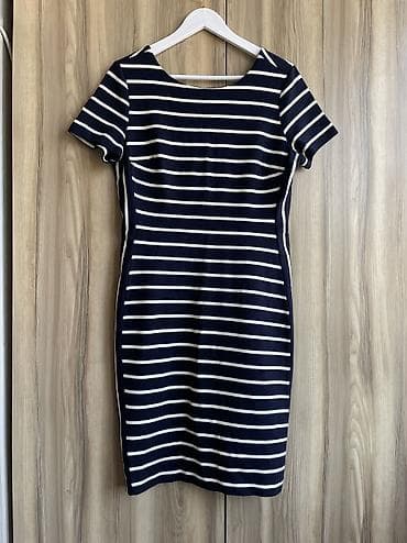 mango zara: Повседневное платье, США, Осень-весна, Длинная модель, Хлопок, Платье-рубашка, M — 6