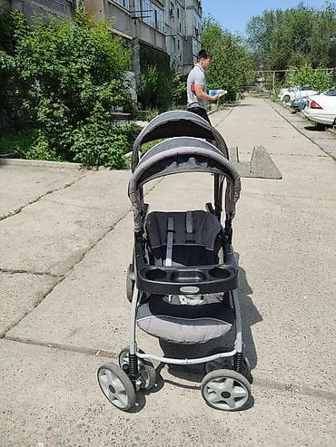 лабубу цена оригинал: Продается американская двухместная коляска Graco для погодок б/у — 2