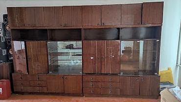 куплю бу кухонный уголок: Стенка-шкаф, Тип стенки-шкафа: Советская, Для зала, Б/у, Особенности: С отделением под телевизор — 1