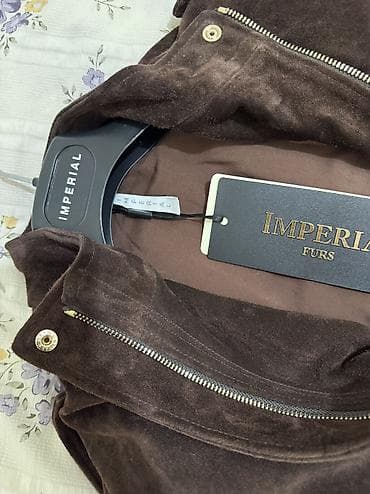 Жеке буюмдар: Женская куртка из замши, цвет глубокий шоколад.16000 мин сомго — 6