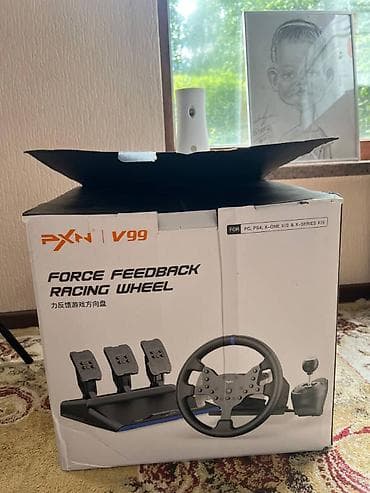 quest 3 бишкек: Продаю Игровой руль PXN V9/V99 с виброотдачей (Force Feedback) — — 2