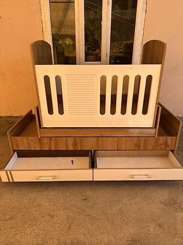 бу шкафтар: Балдар үчүн трансформер керебет, Башка түрү, түсү - Күрөң — 2