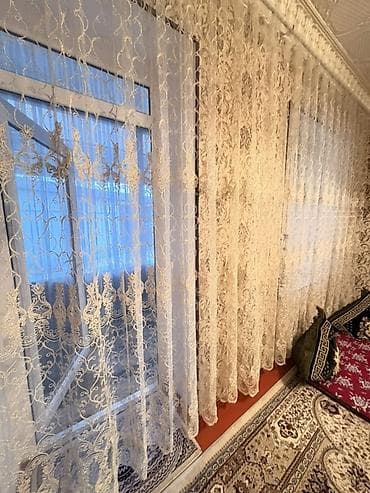 Тюлевые занавески для окон - Материал: легкий полупрозрачный тюль