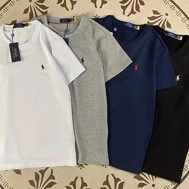tech flece: Мужские футболки Polo Ralph Lauren - Классический крой с круглым — 3