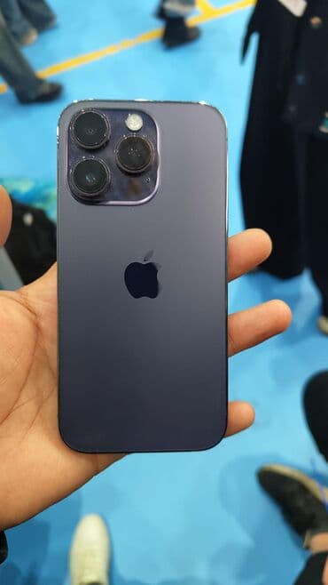 apple iphone 4: IPhone 14 Pro, Б/у, 128 ГБ, Deep Purple, Чехол, Кабель, Коробка, 87 % — 8