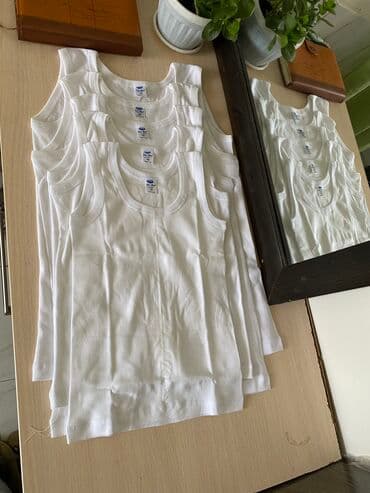 трусики оптом: Оптом майка школьный мальчиковый!!! Турция Без боковой шов!!! — 1