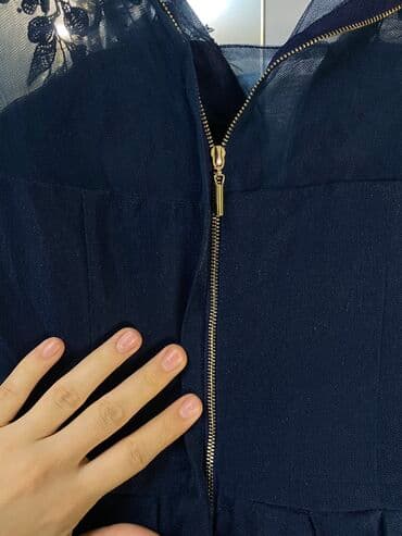 платья для спортивных бальных танцев для детей: Бальное платье, Длинная модель, цвет - Синий, S, В наличии — 9