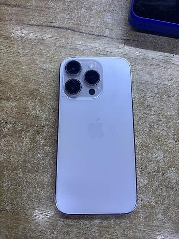 Техника и электроника: IPhone 14 Pro, Б/у, 128 ГБ, Белый, 93 % — 1