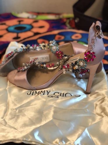 джимми чу туфли: Новые,сногсшибательные босоножки Jimmy Choo,37 размер,камни отличного — 1