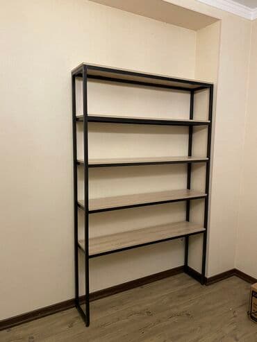 Полка Лофт Стеллаж Лофт ПолкиПолка, Тумбочка, Для at lalafo.kg Полка Лофт Стеллаж Лофт ПолкиПолка, Тумбочка, Для