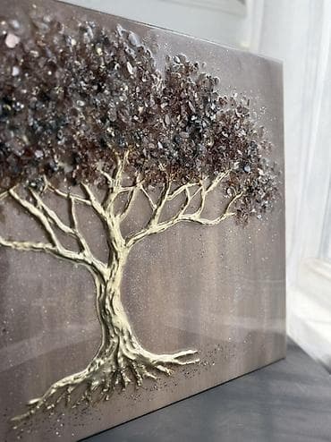 berber mirror second hand: Авторская интерьерная картина «Дерево Изобилия» Размер 50x40см - — 4