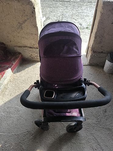 байки детские: Коляска, Другой бренд, цвет - Фиолетовый, Б/у, Самовывоз — 4