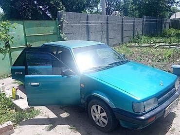 электр авто: Mazda 323: 1986 г., 1.5 л, Кол менен иштөөчү, Бензин, Седан — 4