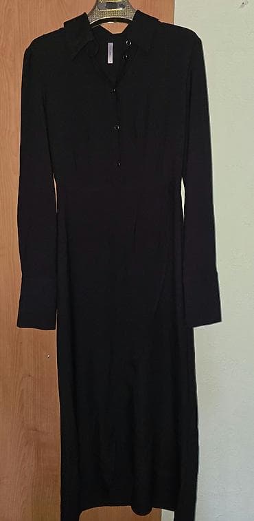 лофо: Повседневное платье, Длинная модель, Платье-рубашка, S — 1