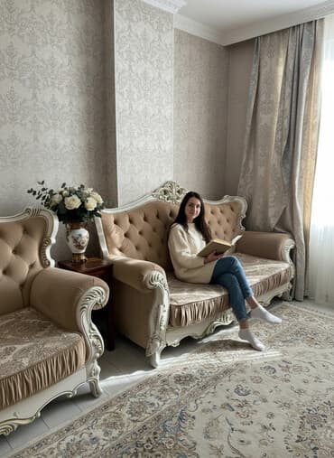 кожанные диваны: Классический набор мягкой мебели в стиле барокко/рококо. Состав: - — 1