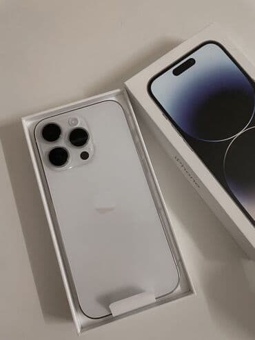 IPhone 14 Pro, Б/у, 128 ГБ, Белый, 78 % at lalafo.kg IPhone 14 Pro, Б/у, 128 ГБ, Белый, 78 %