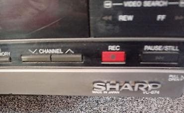 стиральная машинка б: Видеомагнитофон SHARP VC-674 + CD-проигрыватель ВЕГА ПКД‑121С - SHARP — 2