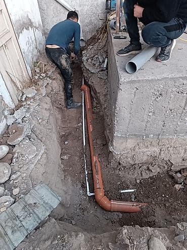 Коюу: Подземные инженерные работы: устройство наружной канализации и дренажа — 5